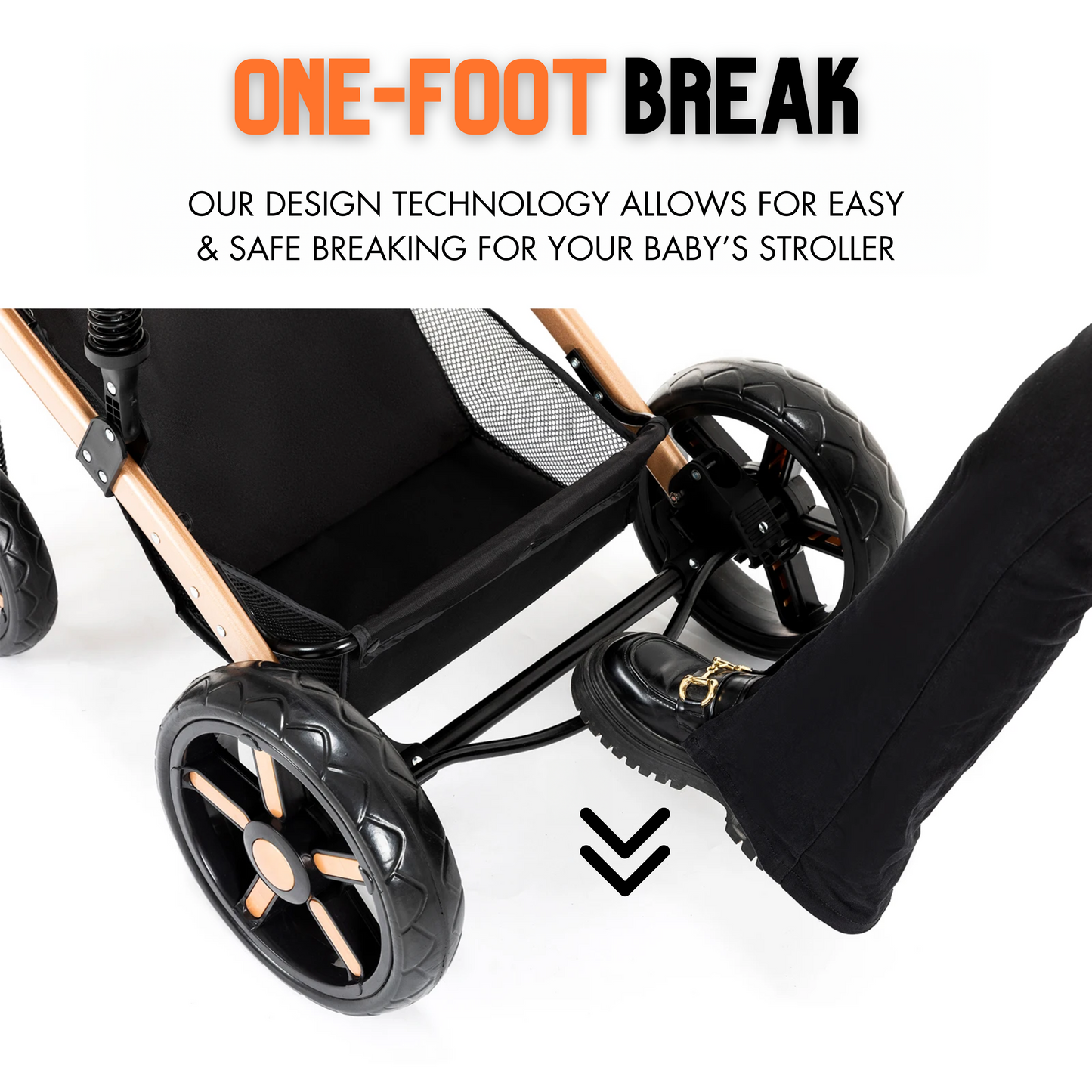 Premium 3-in-1 Baby Stroller