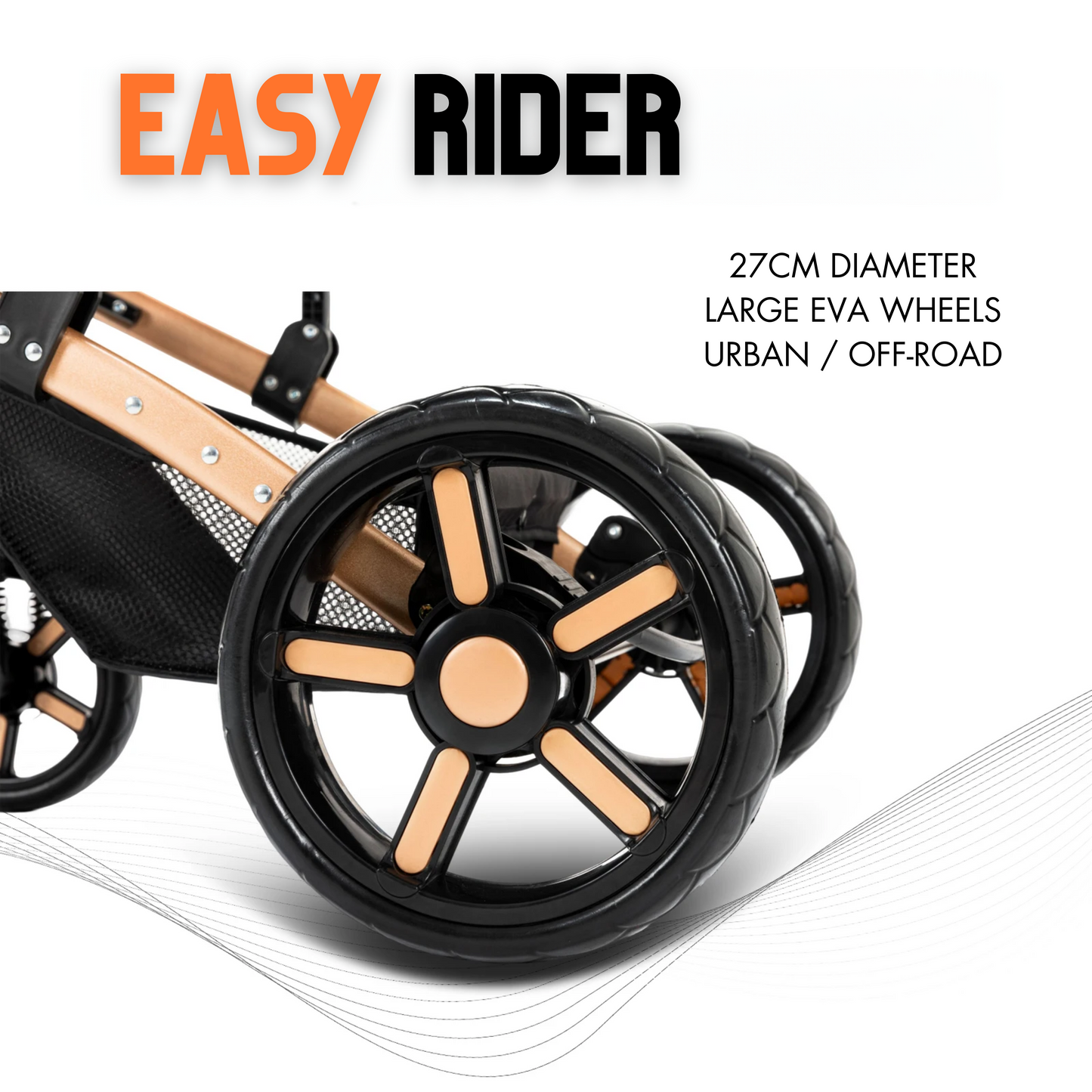 Premium 3-in-1 Baby Stroller