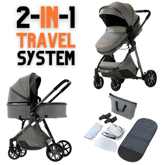 Luxury 2-in-1 Baby Stroller