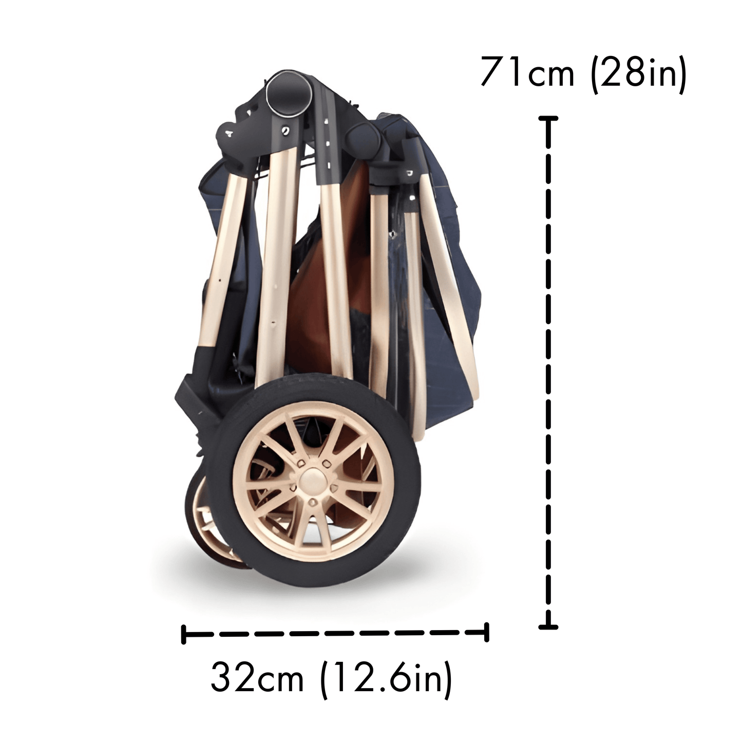 Luxury 3-in-1 Baby Stroller