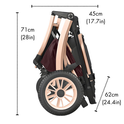 Deluxe 2-in-1 Baby Stroller