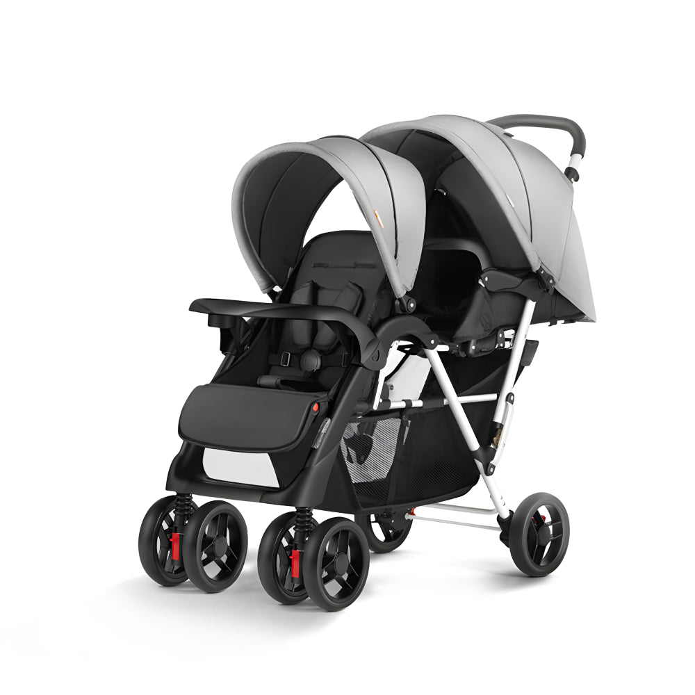 Deluxe Twin Baby Stroller