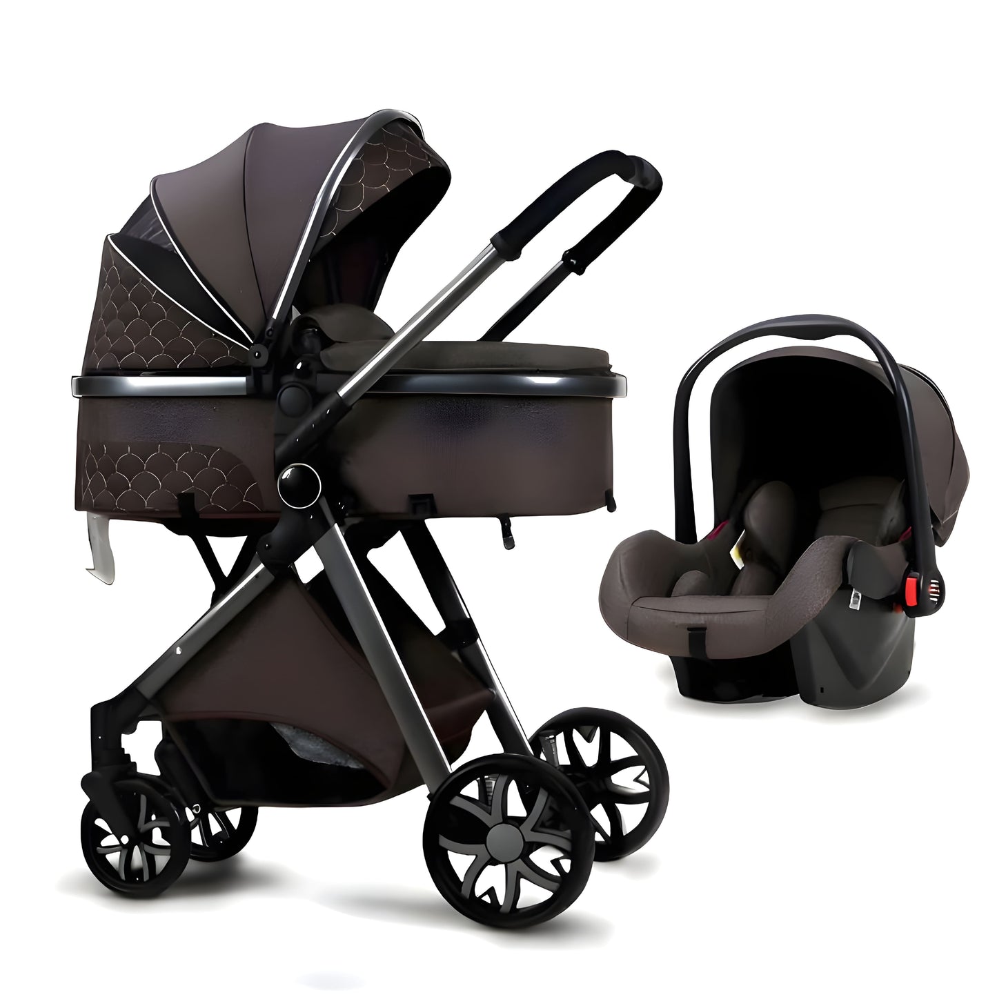 Luxury 3-in-1 Baby Stroller