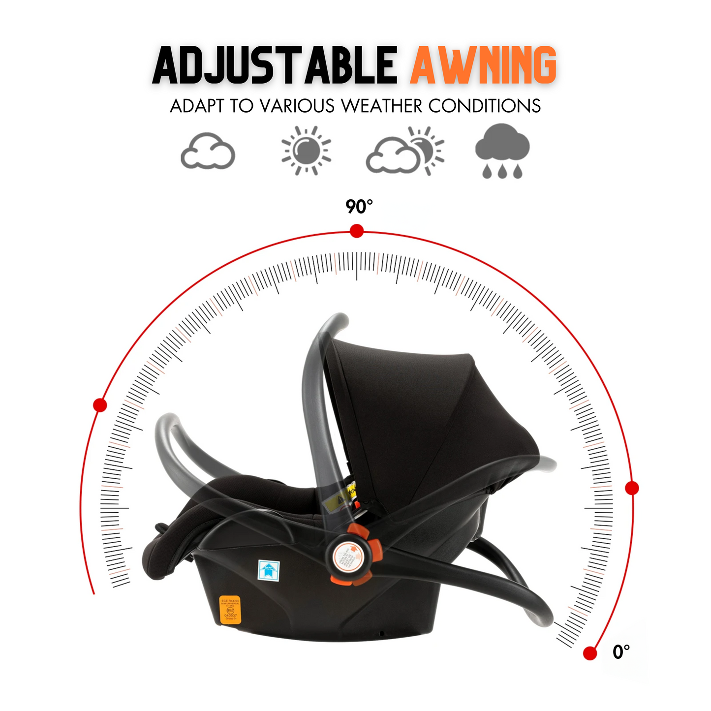 Premium 3-in-1 Baby Stroller