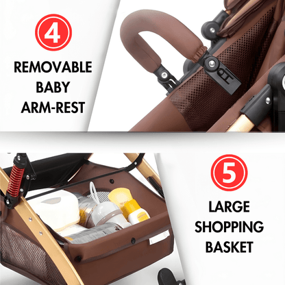 Premium Twin Baby Stroller