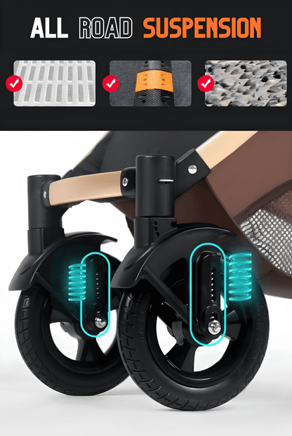 Premium Twin Baby Stroller