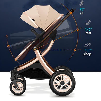 Deluxe 2-in-1 Baby Stroller