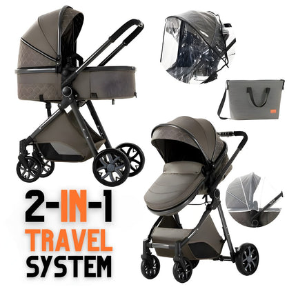 Luxury 2-in-1 Baby Stroller