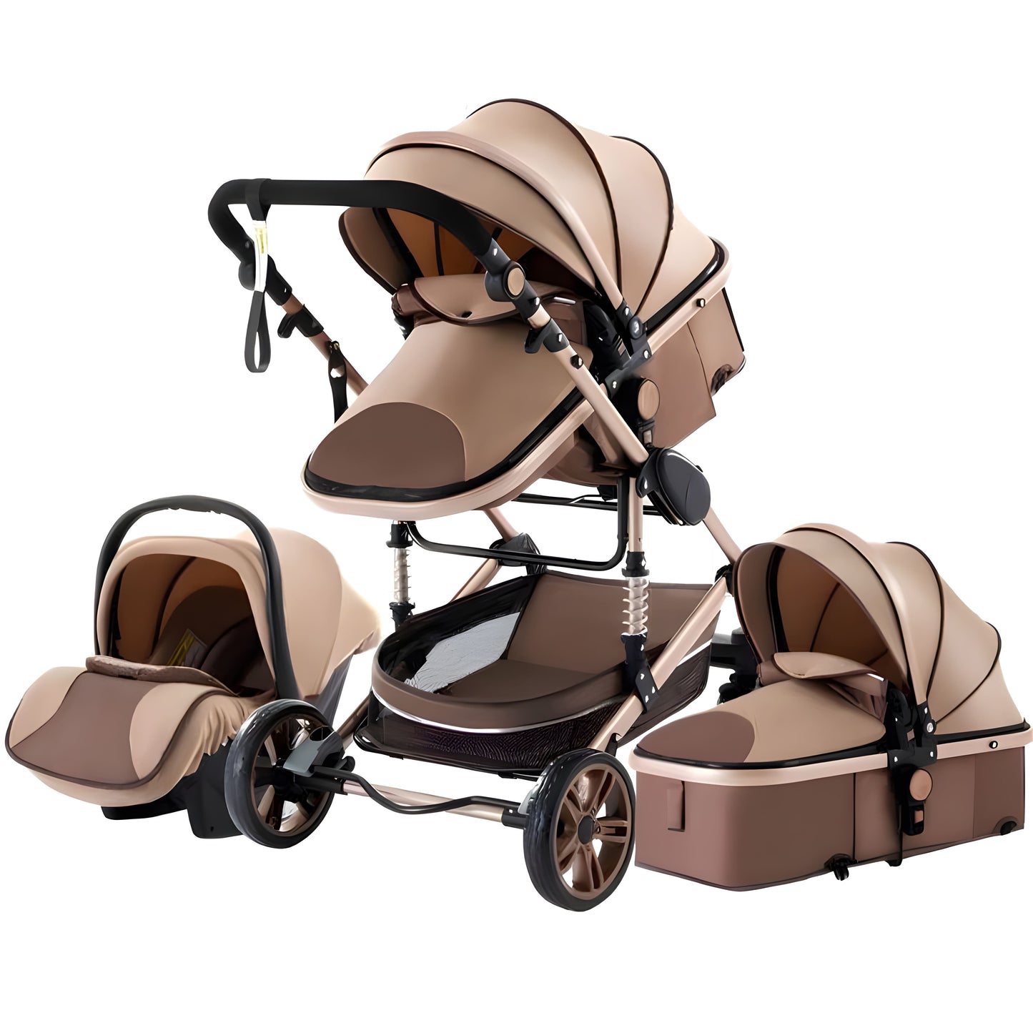 Premium 3-in-1 Baby Stroller