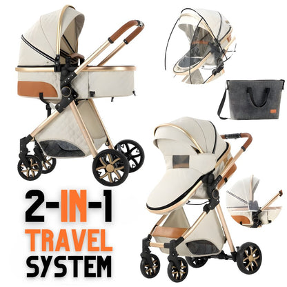 Luxury 2-in-1 Baby Stroller