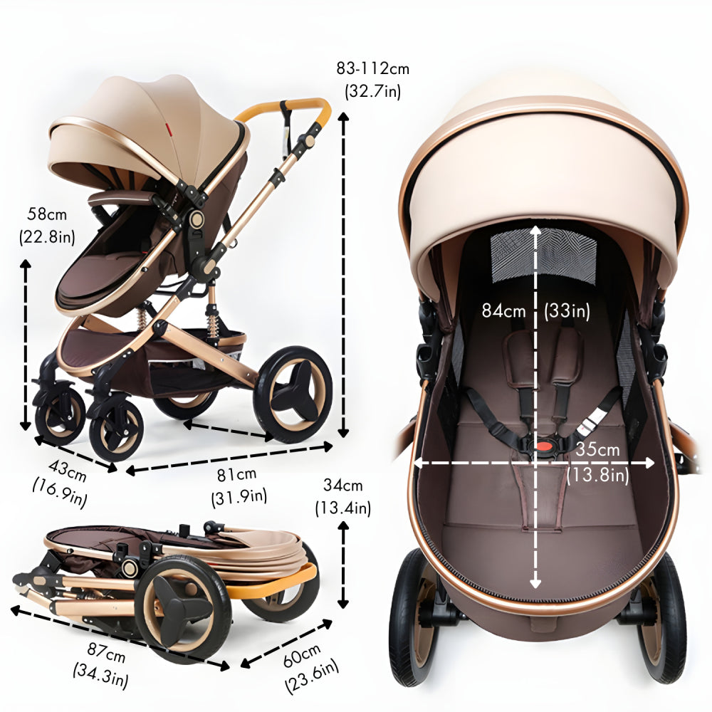 Premium (Special Edition) 3-in-1 Baby Stroller