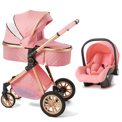 Luxury 3-in-1 Baby Stroller