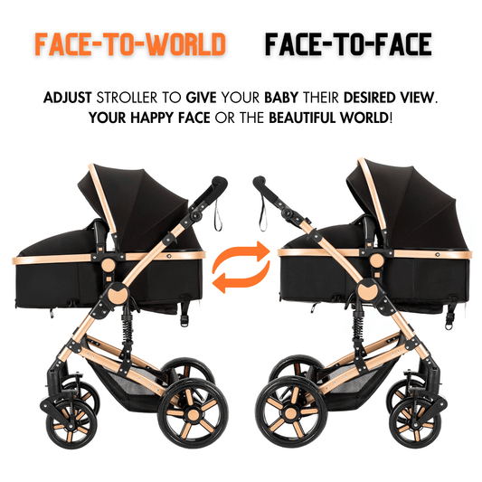 Premium 3-in-1 Baby Stroller