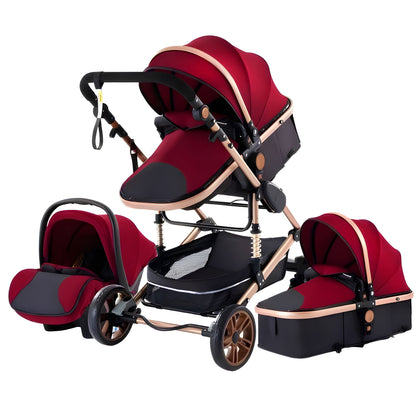 Premium 3-in-1 Baby Stroller