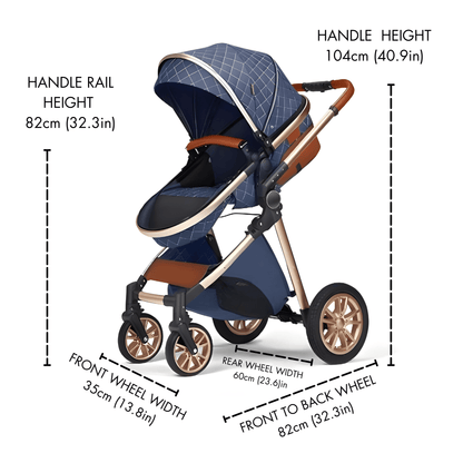 Luxury 3-in-1 Baby Stroller