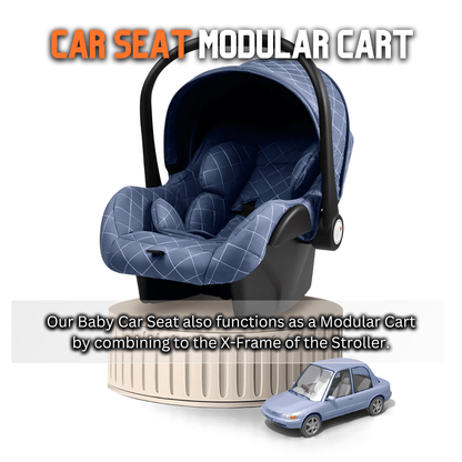 Luxury 3-in-1 Baby Stroller